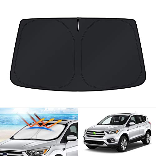 Windshield Sun Shade for 2013 2014 2015 2016 2017 2018 2019 Ford Escape Accessories Sunshade Foldable Window Sun Protector Block UV Rays Keep Car Cooler