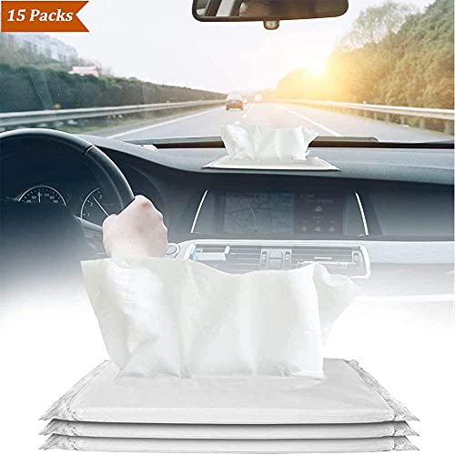 Car Facial Tissue Refill for Car Visor Holder 3 (15 Count)