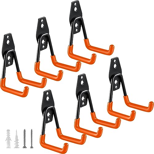 Heavy Duty Garage Hooks 6 Pack
