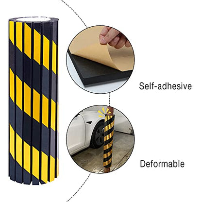 Garage Wall Protector Foam Wall Bumper Column Guard for Parking Lot 4 Pack (2 Count)