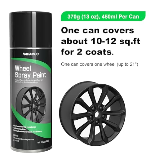 Black Spray Paint for Wheels (13 Ounce)
