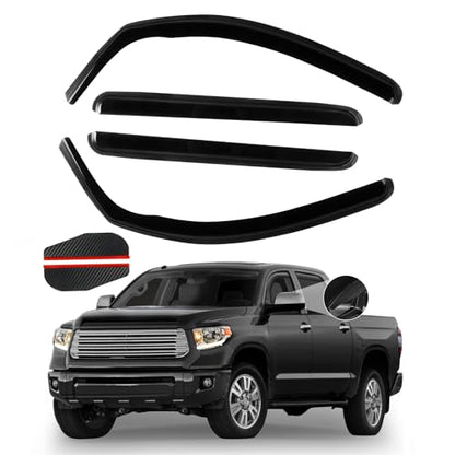 in Channel Window Rain Guards for Toyota Tundra Crew Max 2007 (4 Count)