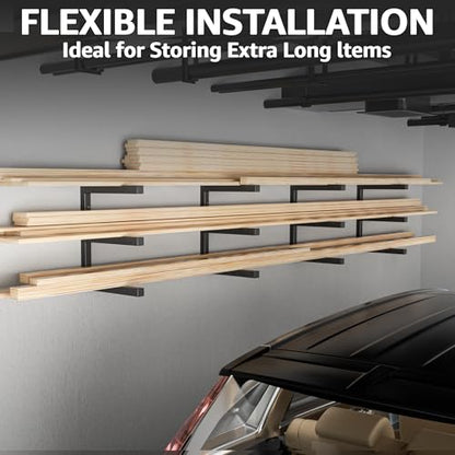 Wood Organizer and Lumber Storage Rack Wall Mount