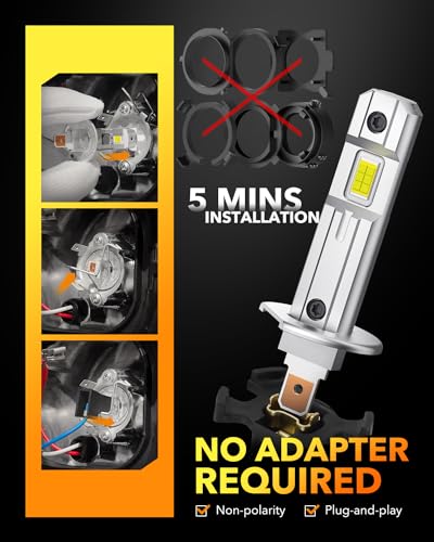 H1 H1LL LED Bulbs 30000LM 6500K White Ultra (2 Count)
