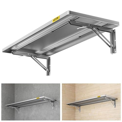 1.2x3ft Adjustable Rail Type Folding Storage Rack Shelf