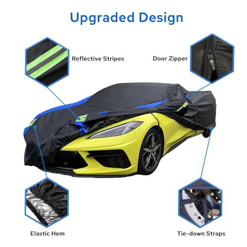 Car Cover Compatible with Chevy Corvette C3