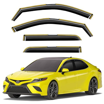in Channel Window Visors Rain Guards for Toyota Camry 2018 (4 Count)