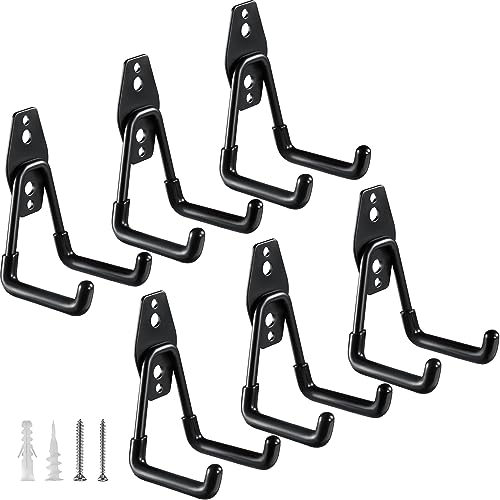 Heavy Duty Garage Hooks 6 Pack