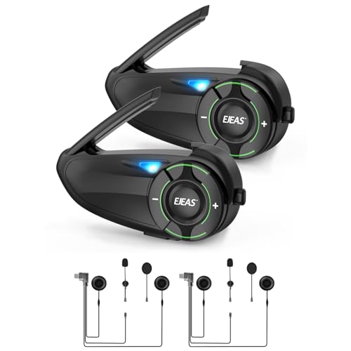 Q8 2PC Motorcycle Bluetooth Headset (2 Count)