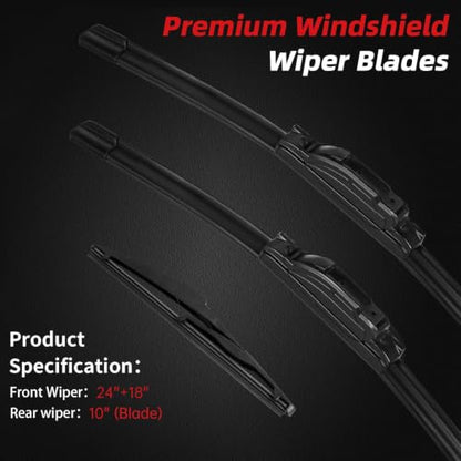 Windshield Wiper Blades Replacement for Jeep Compass 2018