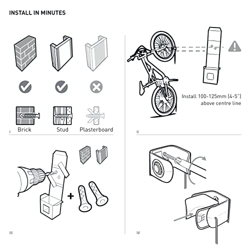 CLUG PRO Wall Mounted Bike Rack