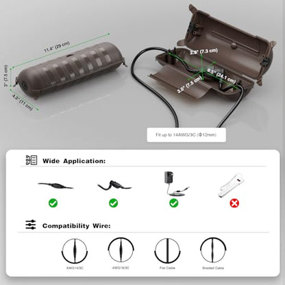 Outdoor Extension Cord Safety Cover