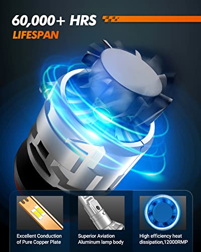 30000LM Brightness 9007 Bulb