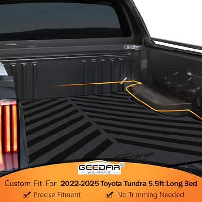 Heavy Duty Rubber Bed Mat for Toyota Tundra 5.5 ft Bed Liner