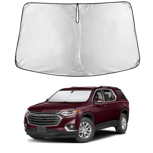 Windshield Sunshade Compatible for Chevrolet Traverse 2018