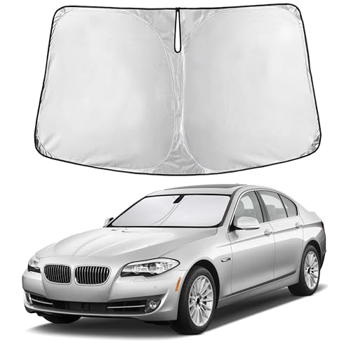 Windshield Sun Shade Compatible for BMW 5 Series 2011