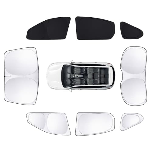 8pcs Car Window Shades for Hyundai Santa Fe 2013 (8 Count)