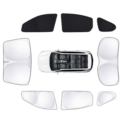 8pcs Car Window Shades for Hyundai Santa Fe 2013 (8 Count)