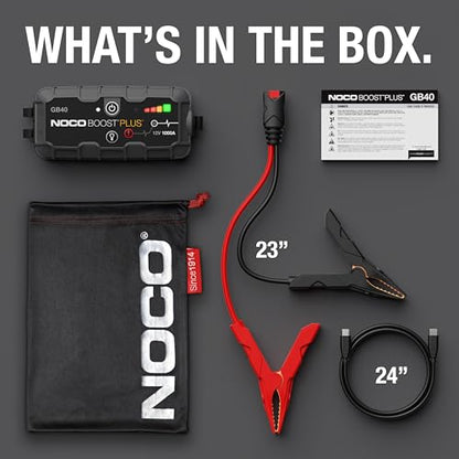 Boost GB40 12V 1000A UltraSafe Portable Lithium Jump Starter