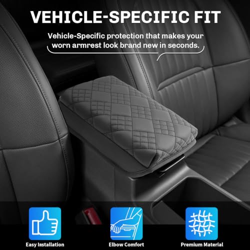 for 2027 Kia Seltos Armrest Cover Pad [Gas Only