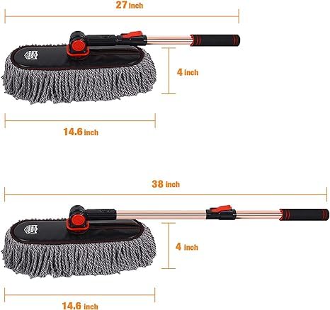 Car Duster Exterior with Extendable Handle