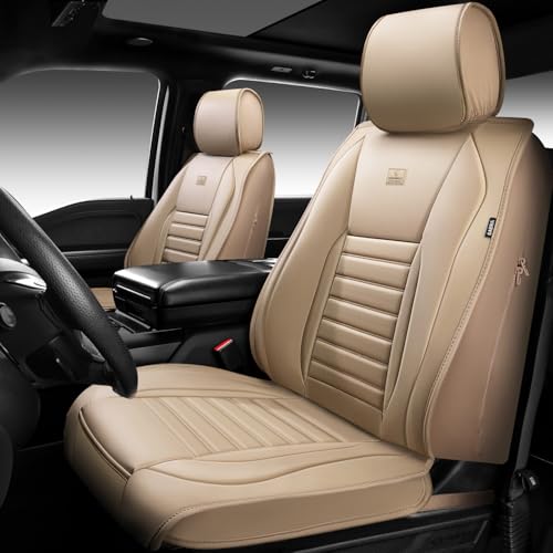 Nappa Leather Car Seat Covers Front Seats