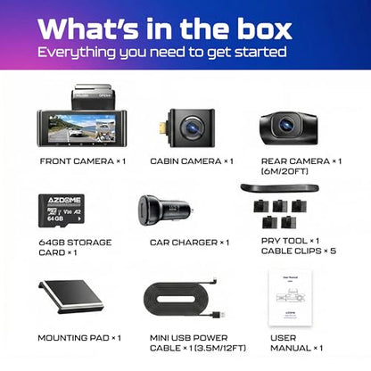 M550 3CH Dash Cam 4K