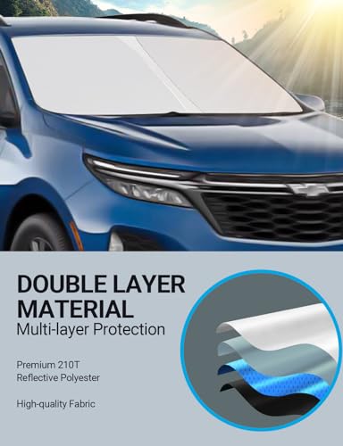 Custom Fit Car Windshield Sun Shade for 2018