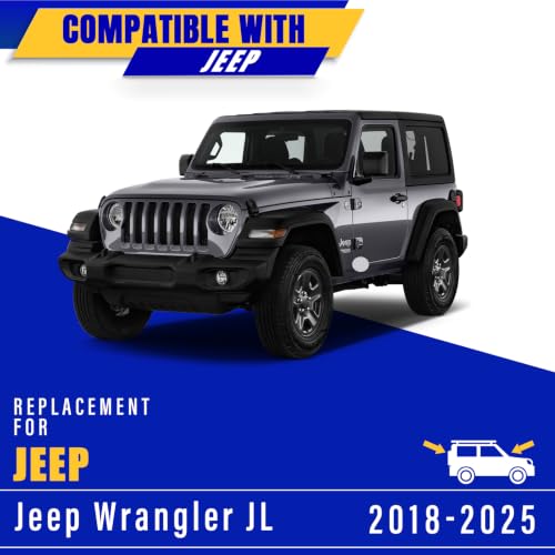3 Wipers Fits Jeep Wrangler JL 2018