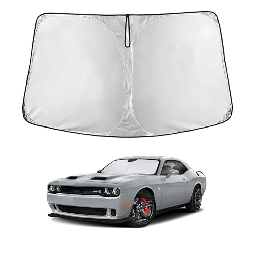 Windshield Sunshade Compatible for Dodge Challenger 2015