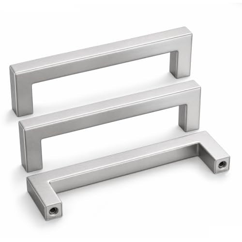 30 Pack 4 Inch Brushed Nickel Cabinet Pulls Drawer Handles