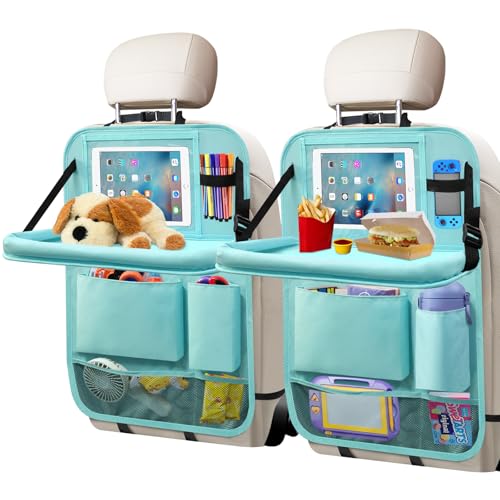 Backseat Car Organizer with Tablet Holder (2 Count)