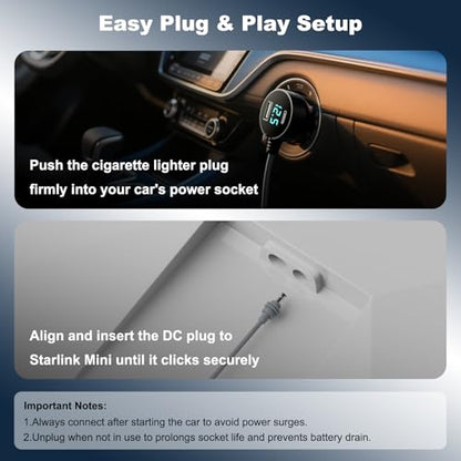 Starlink Mini Car Adapter 3M (10 Foot)