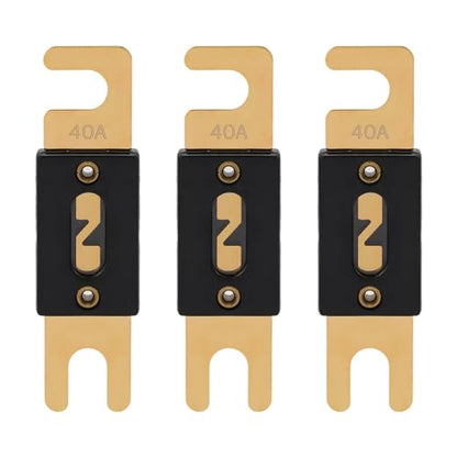 40A ANL Fuse 40 Amp Inline Blade Fuses 32V for Car Audio Inverter Automotive Stereo