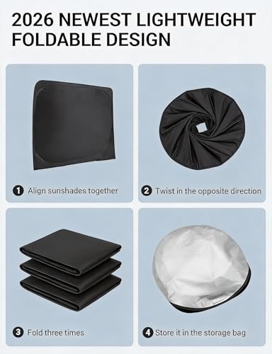 Custom Fit Car Windshield Sun Shade for 2016