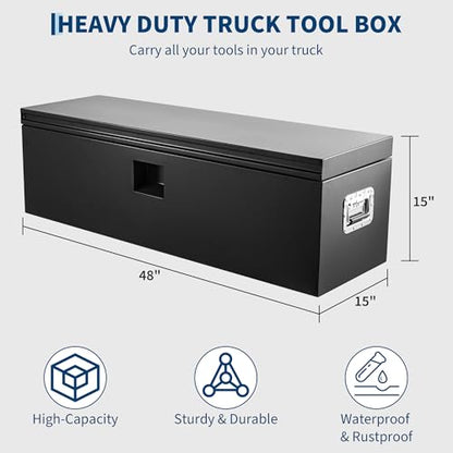 Truck Bed Tool Box Heavy Duty Steel Toolbox with Hydraulic