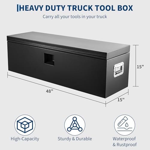 Steel Truck Tool Box Heavy Duty Truck Bed Toolbox w