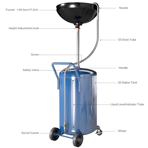 20 Gallon Waste Oil Drain Tank