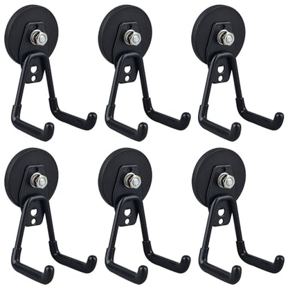 Heavy Duty Magnetic Garage Hook (6 Count)