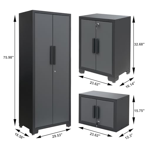 12 Piece Garage Storage Cabinet System