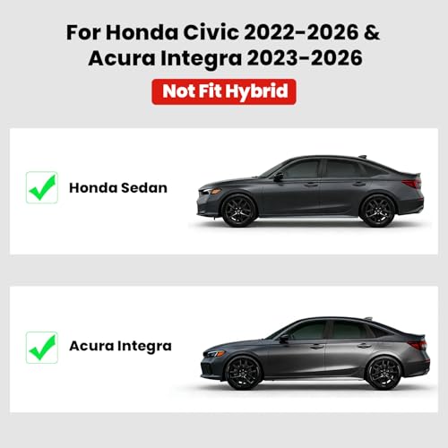 All Weather Floor Mats for Honda Civic 2022