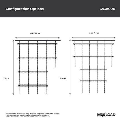 Heavy Duty Wall Shelf Kit for Garage