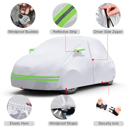 6 Layers Waterproof Car Covers Replace for 2007