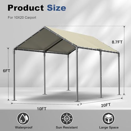 10 x 20ft Heavy Duty Carport