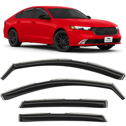 in Channel Extra Durable Rain Guards for Honda Accord 2023 (4 Count)