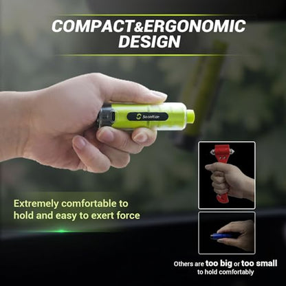 Window Breaker Seatbelt Cutter with Flashlight (2 Count)