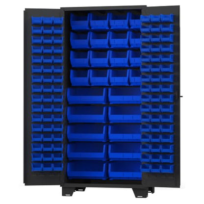 Tool Storage Cabinet with Bin Mounts