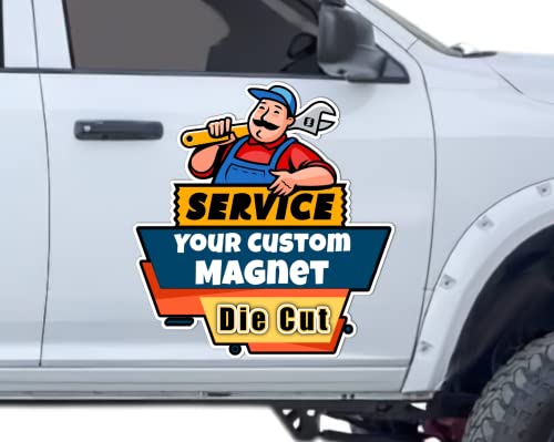 Die Cut Custom Car Magnet Sign