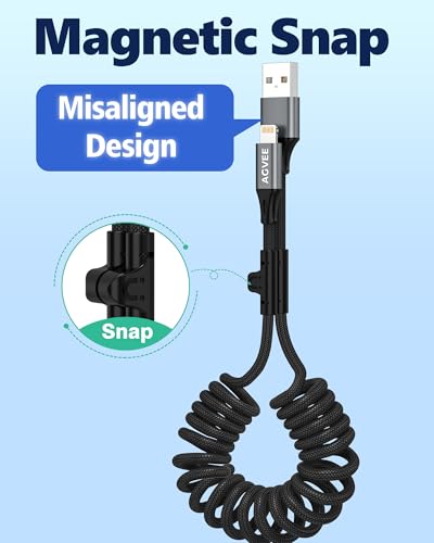 2 Pack 1.5ft Coiled USB (2 Count)
