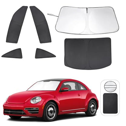 Window Shades for Volkswagen VW Beetle 2012 (6 Count)
